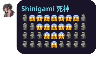 🗿 emoji Shinigami 死神 Pack Telegram sticker 5 of 15