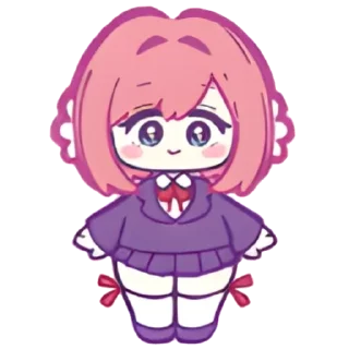 🩷 emoji 100kano chibi by StevenS16U • @sticbot Telegram sticker 15 of 55