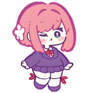 🩷 emoji 100kano chibi by StevenS16U • @sticbot Telegram sticker 21 of 55