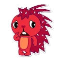 😣 emoji Happy Tree Friends Telegram sticker 23 of 34