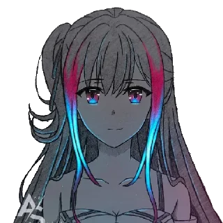 🙂 emoji @wallpaper_kid glow stick Telegram sticker 8 of 73