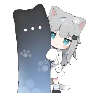 😟 emoji 家有鲨猫 Telegram sticker 13 of 120