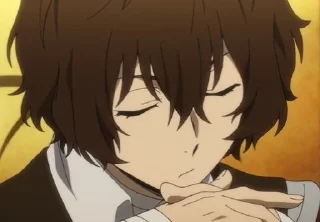 🤔 emoji Dazai Osamu Telegram sticker 12 of 21
