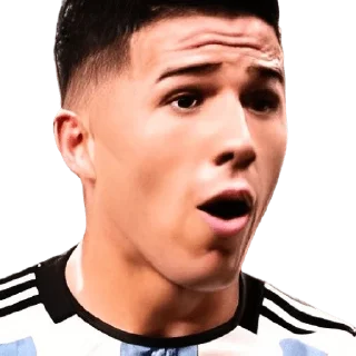 😨 emoji Enzo Fernández Telegram sticker 7 of 11