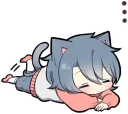 😶 emoji Ash Kitten Telegram sticker 17 of 120
