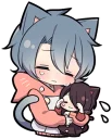 😭 emoji Ash Kitten Telegram sticker 9 of 120