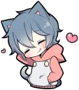 😋 emoji Ash Kitten Telegram sticker 24 of 120