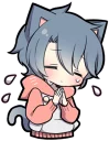 🙏 emoji Ash Kitten Telegram sticker 10 of 120