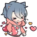 💙 emoji Ash Kitten Telegram sticker 12 of 120