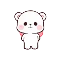 😍 emoji Milk & Mocha Telegram sticker 6 of 35