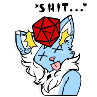 🎲 emoji Fuzz 2.5 - @Fuzz_Butt Telegram sticker 15 of 93