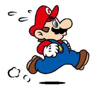 🏃‍♂ emoji SUPER MARIO BROS: @StickersNic Telegram sticker 13 of 21