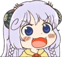 Sticker from Ohayo face~~~ @Denki