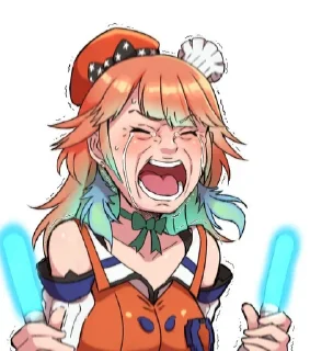 🤩 emoji Hololive Faces | By @Holopost 🌟 Telegram sticker 8 of 26