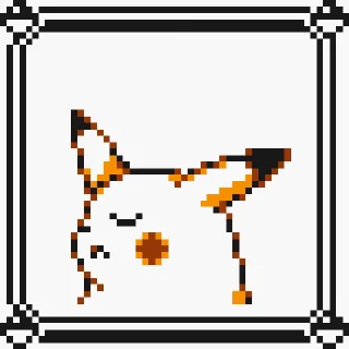 👎 emoji Pikachu Sprites Animated Telegram sticker 20 of 26