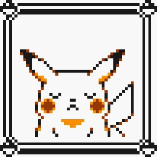 😞 emoji Pikachu Sprites Animated Telegram sticker 11 of 26
