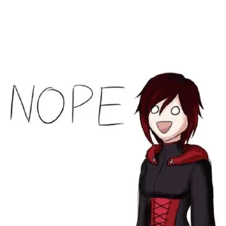 🙅‍♀️ emoji RWBY MEMES Telegram sticker 11 of 86