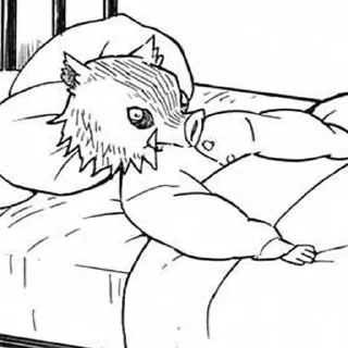 🐗 emoji Inosuke Telegram sticker 12 of 22