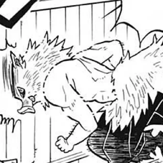🐗 emoji Inosuke Telegram sticker 15 of 22