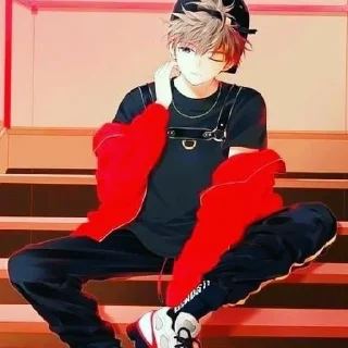 😕 emoji Anime boy @Zeus_509 Telegram sticker 9 of 27