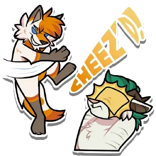 🧀 emoji Zaro Telegram sticker 14 of 15