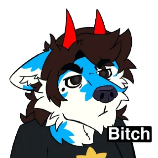 🤬 emoji Darkness sticker set Telegram sticker 8 of 61
