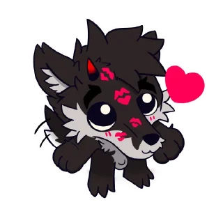 😘 emoji Darkness sticker set Telegram sticker 18 of 61