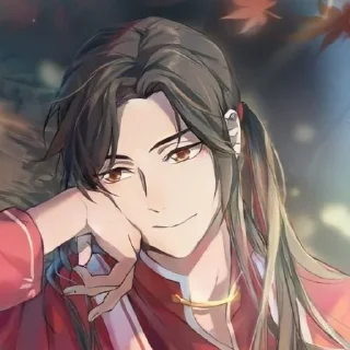 🖤 emoji Hua Cheng • Telegram sticker 16 of 45