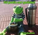 🥤 emoji Kermit, the frog 9 🐸 Telegram sticker 22 of 68
