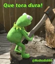 ⛏ emoji Kermit, the frog 9 🐸 Telegram sticker 17 of 68