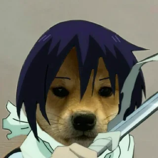 😐 emoji Noragami fun 3 @Noragami_stickers Telegram sticker 9 of 31