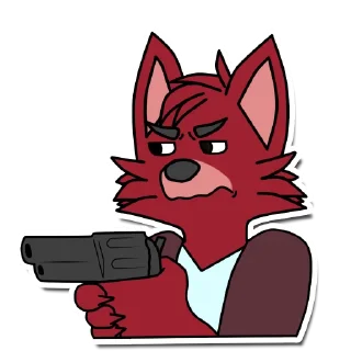 🔫 emoji Little Fox Zarz Telegram sticker 16 of 18