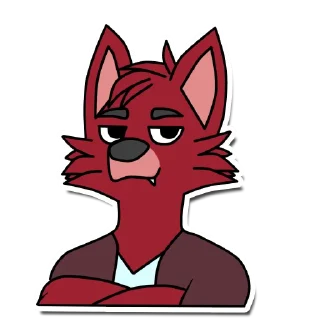😌 emoji Little Fox Zarz Telegram sticker 13 of 18