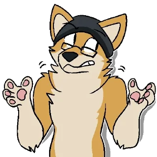 😝 emoji Yellow doggos Telegram sticker 12 of 69