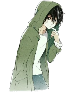 🤔 emoji L Lawliet - @Blue_Rose_Sword Telegram sticker 21 of 30
