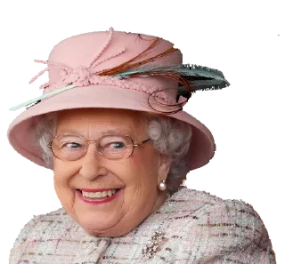 😅 emoji Rainha Elizabeth Telegram sticker 4 of 50
