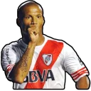 😘 emoji River Plate ⚽️ 🇦🇷 @Luganovelez Telegram sticker 22 of 120