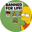 🚫 emoji The Simpsons @erickxworld Telegram sticker 8 of 120