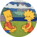 🧘‍♂ emoji The Simpsons @erickxworld Telegram sticker 7 of 120