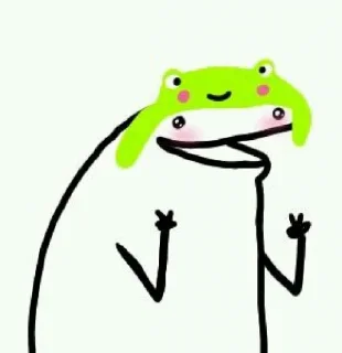 👒 emoji Stickman flork Telegram sticker 12 of 65