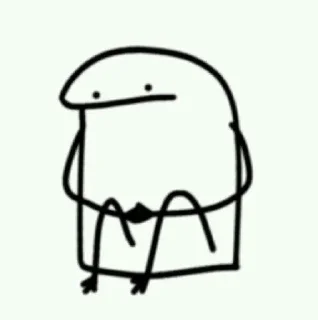 😐 emoji Stickman flork Telegram sticker 9 of 65
