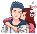 😘 emoji Love by Tanmay @stickerzgram Telegram sticker 6 of 45