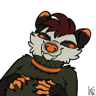 🌝 emoji Haze 'Possum Telegram sticker 16 of 28