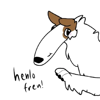 Sticker from Borzoi Bois