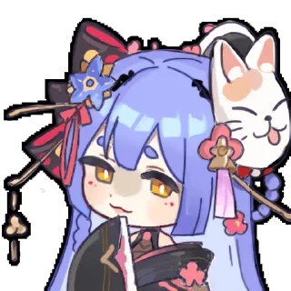 😅 emoji 阿梓从小就很可爱 UP 主大表情 @azusa_channel Telegram sticker 15 of 16