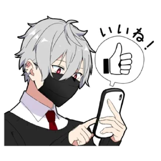 👍 emoji silent boy vol. 2 Telegram sticker 21 of 41