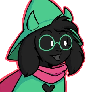 😲 emoji Ralsei Telegram sticker 19 of 39