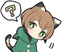 ❓ emoji Tortoiseshell Kitten (2) Telegram sticker 18 of 120