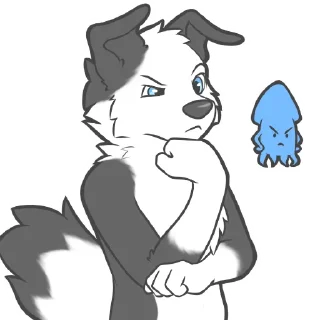 🧐 emoji Rufus and Scourge Telegram sticker 6 of 14