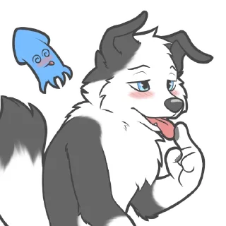 😙 emoji Rufus and Scourge Telegram sticker 10 of 14